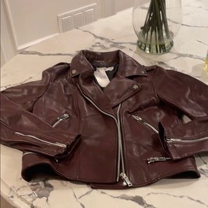 COPY - MNG CASUAL LEATHER MOTO JACKET large